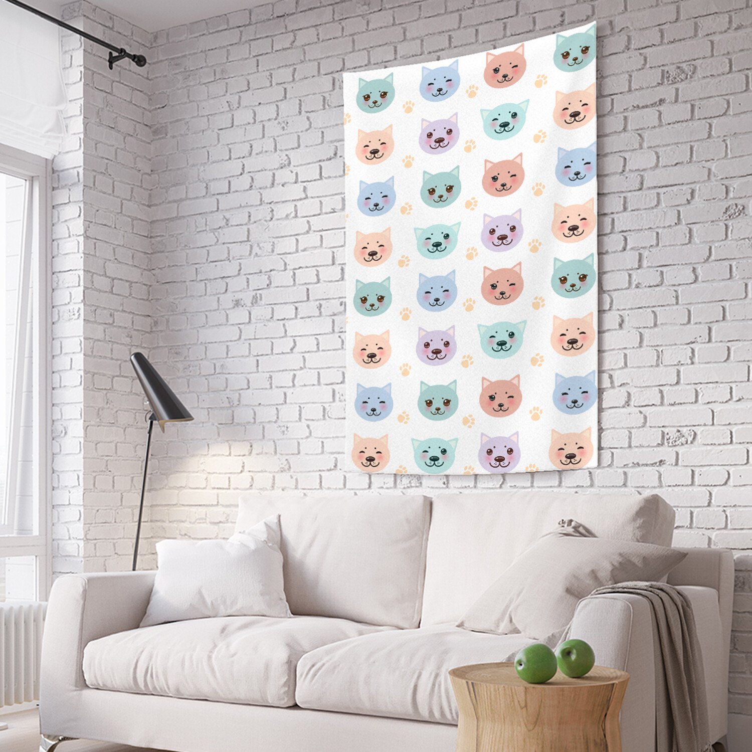

Вертикальное фотопанно на стену JoyArty Эмоциональные коты 150x200 см, Эмоциональные коты