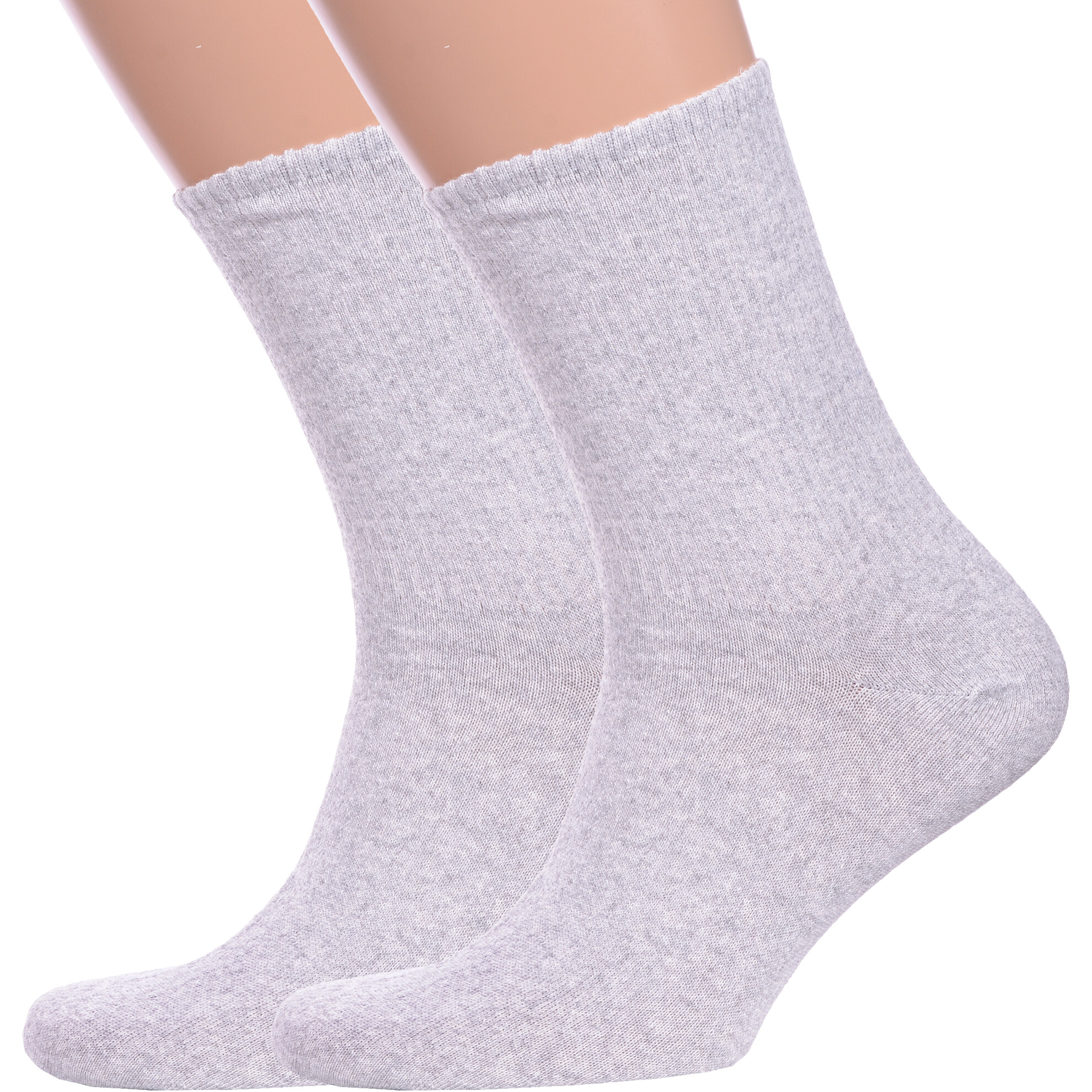 Комплект носков мужских Альтаир 2-М85 серых 29 2 пары