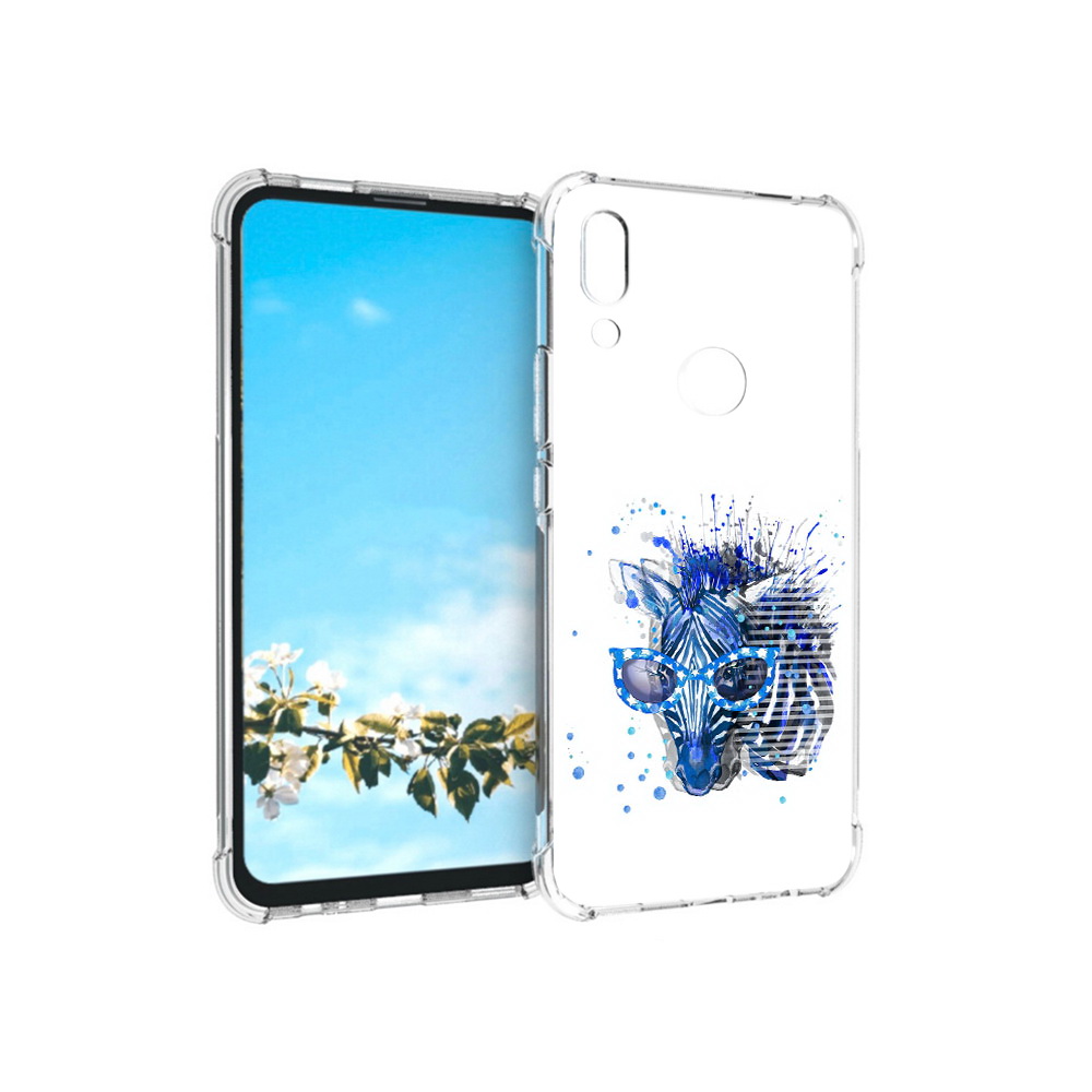 

Чехол MyPads Tocco для Huawei P Smart Z расплывчатая зебра, Прозрачный, Tocco