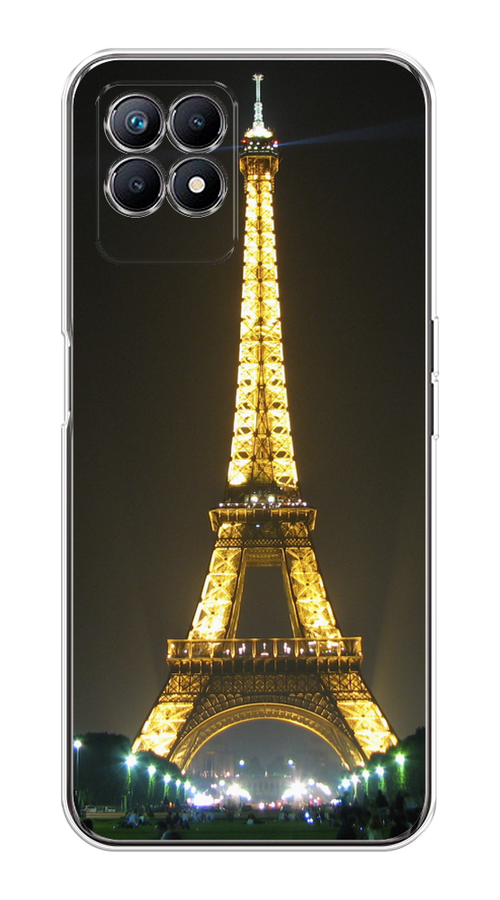 

Чехол на Realme 8i "Париж 2", Желтый;серый, 257350-2