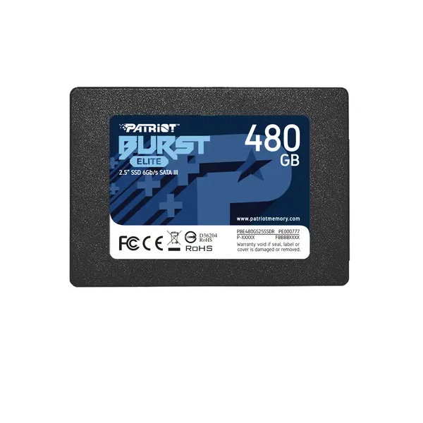 

SSD накопитель Patriot Memory 2.5" 480 ГБ (1683136), BURST ELITE