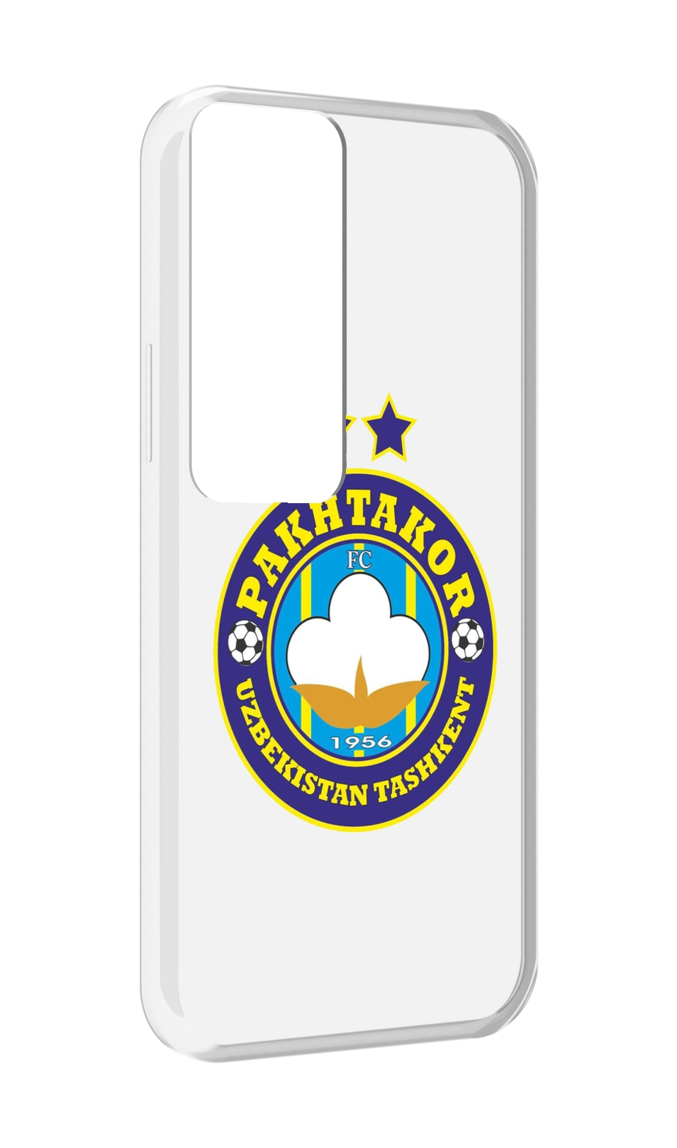 

Чехол MyPads Фк Пахтакор Pakhtakor мужской для Tecno Pova Neo 2, Прозрачный, Tocco