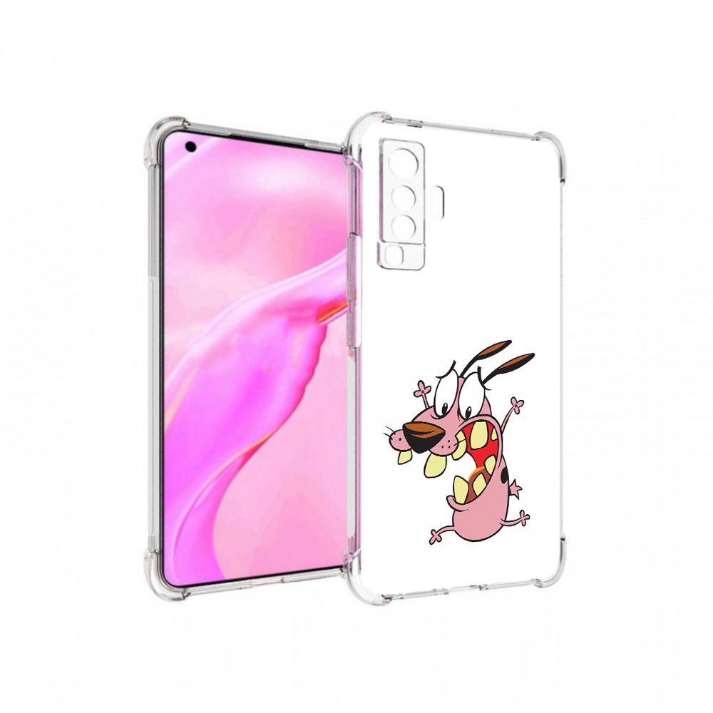 

Чехол MyPads Tocco для Vivo X50 зубастый бобик (PT226969.391.371), Прозрачный, Tocco