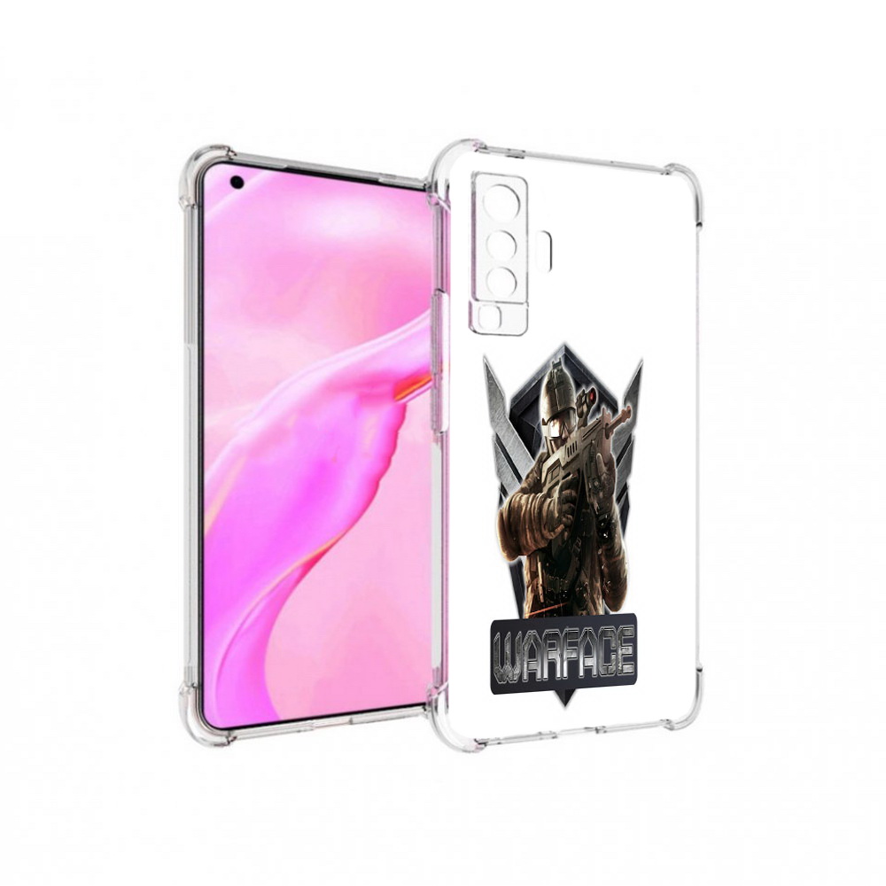 

Чехол MyPads Tocco для Vivo X50 игра про войну (PT226969.391.374), Прозрачный, Tocco