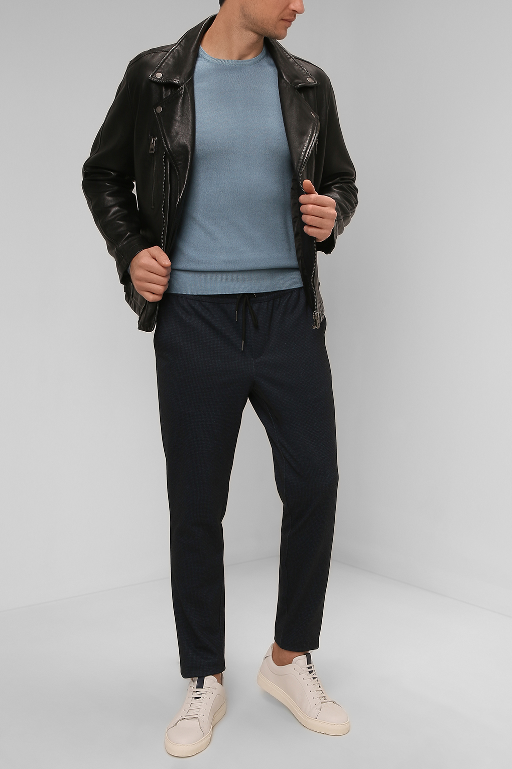 фото Брюки мужские jack & jones 2110 cally синие l