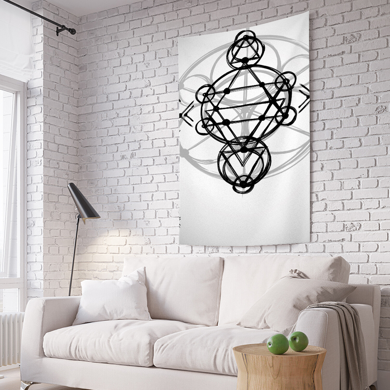 

Вертикальное фотопанно на стену JoyArty Фигурные знаки 150x200 см, Фигурные знаки