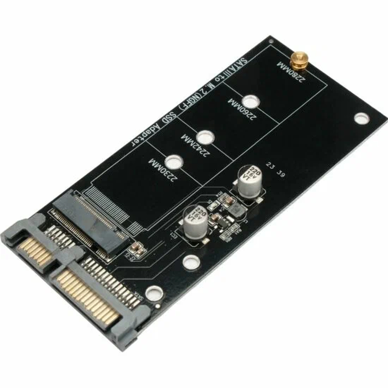 

Адаптер Cablexpert EE18-M2S3PCB-02, Черный