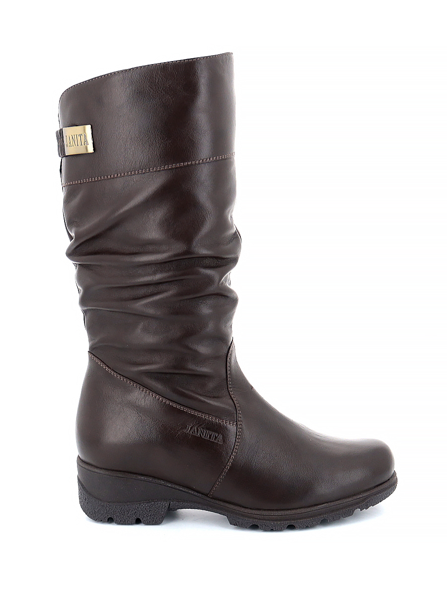 Сапоги женские JANITA 49749-7014-93-F21302 коричневые 38 RU