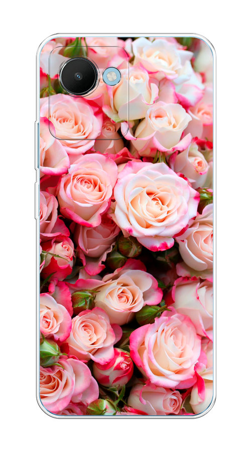 

Чехол на Realme C30S 4G "Много роз", Розовый, 2511650-2