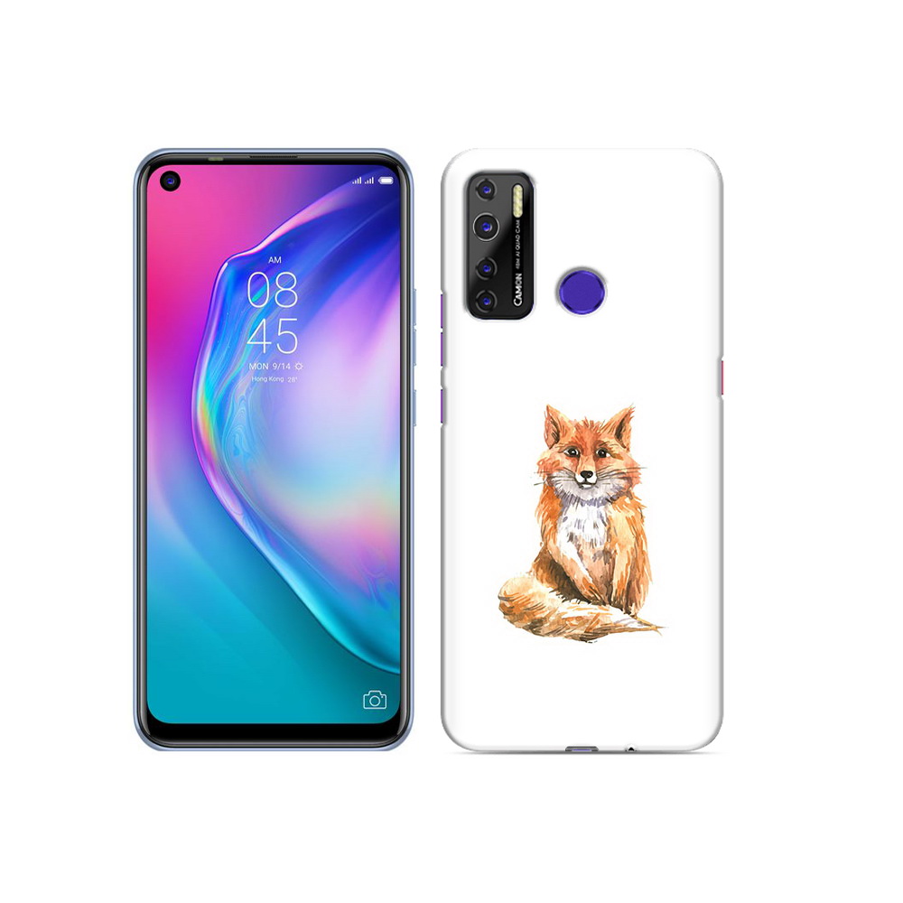 

Чехол MyPads Tocco для Tecno Camon 15 детская лиса, Прозрачный, Tocco