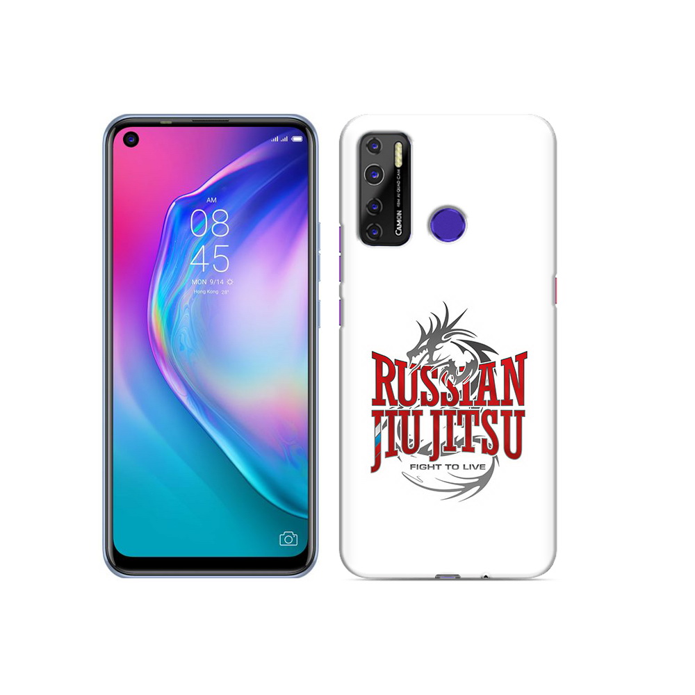 

Чехол MyPads Tocco для Tecno Camon 15 джиу джитсу, Прозрачный, Tocco