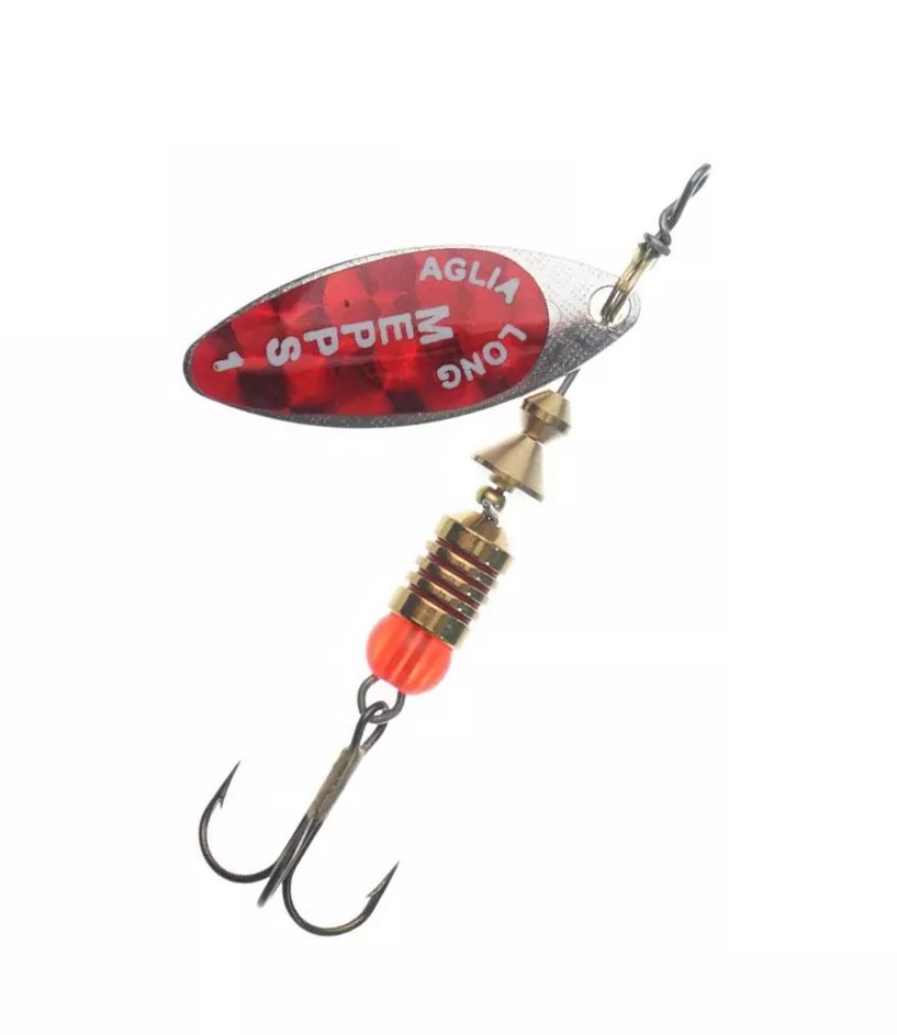 

Блесна AGLIA LONG REDBO №1 silver 4.5 г Mepps, Серебристый;красный, Aglia Long Redbo