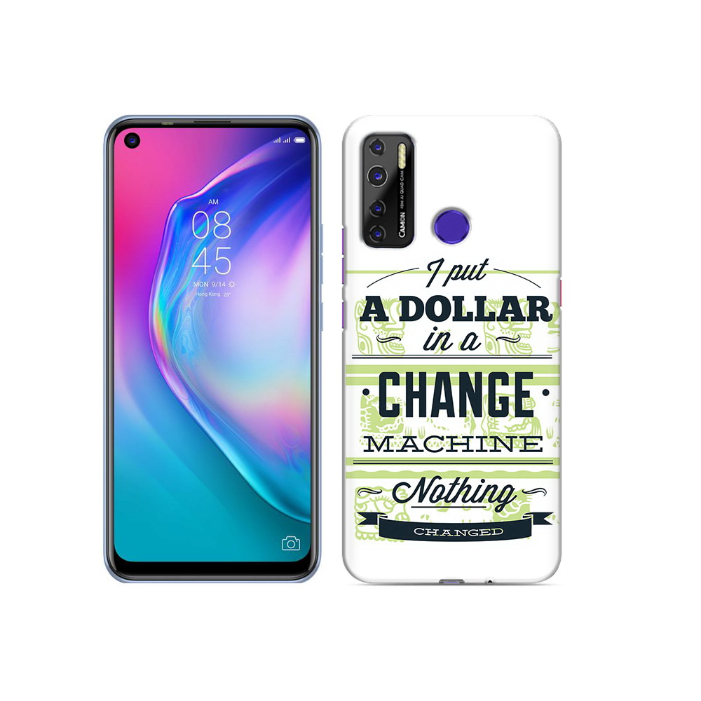 

Чехол MyPads Tocco для Tecno Camon 15 доллар надпись, Прозрачный, Tocco