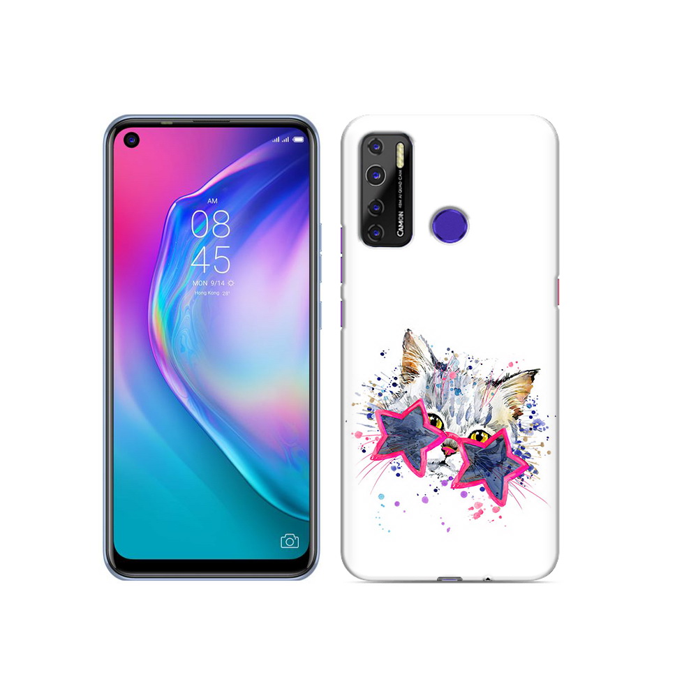 

Чехол MyPads Tocco для Tecno Camon 15 звездные очки, Прозрачный, Tocco