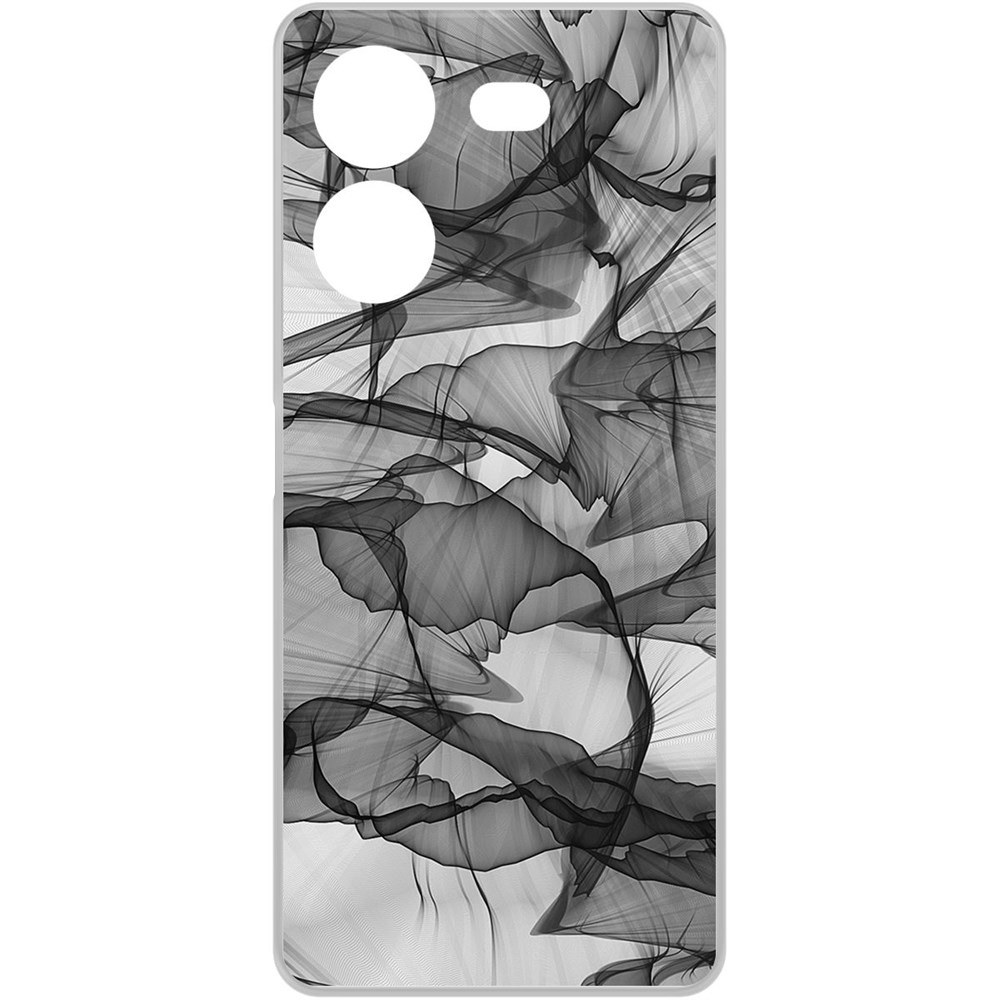 

Чехол-накладка Krutoff Clear Case Абстракт 14 для TECNO Pova 5 Pro, Прозрачный