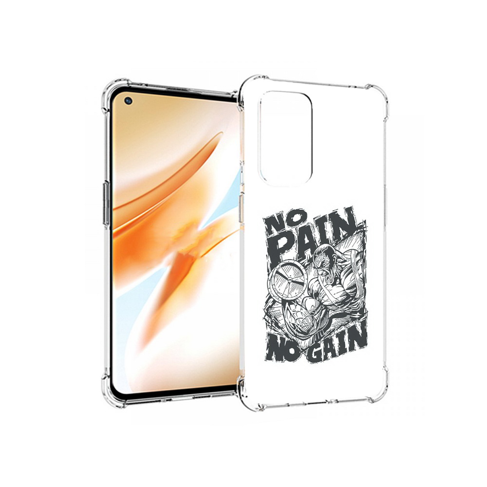 

Чехол MyPads Tocco для OnePlus 9 Pro бодибилдинг тяжелая работа (PT159597.127.238), Прозрачный, Tocco