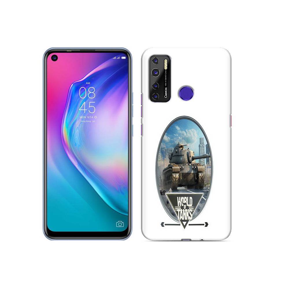 Чехол MyPads Tocco для Tecno Camon 15 игра с танками