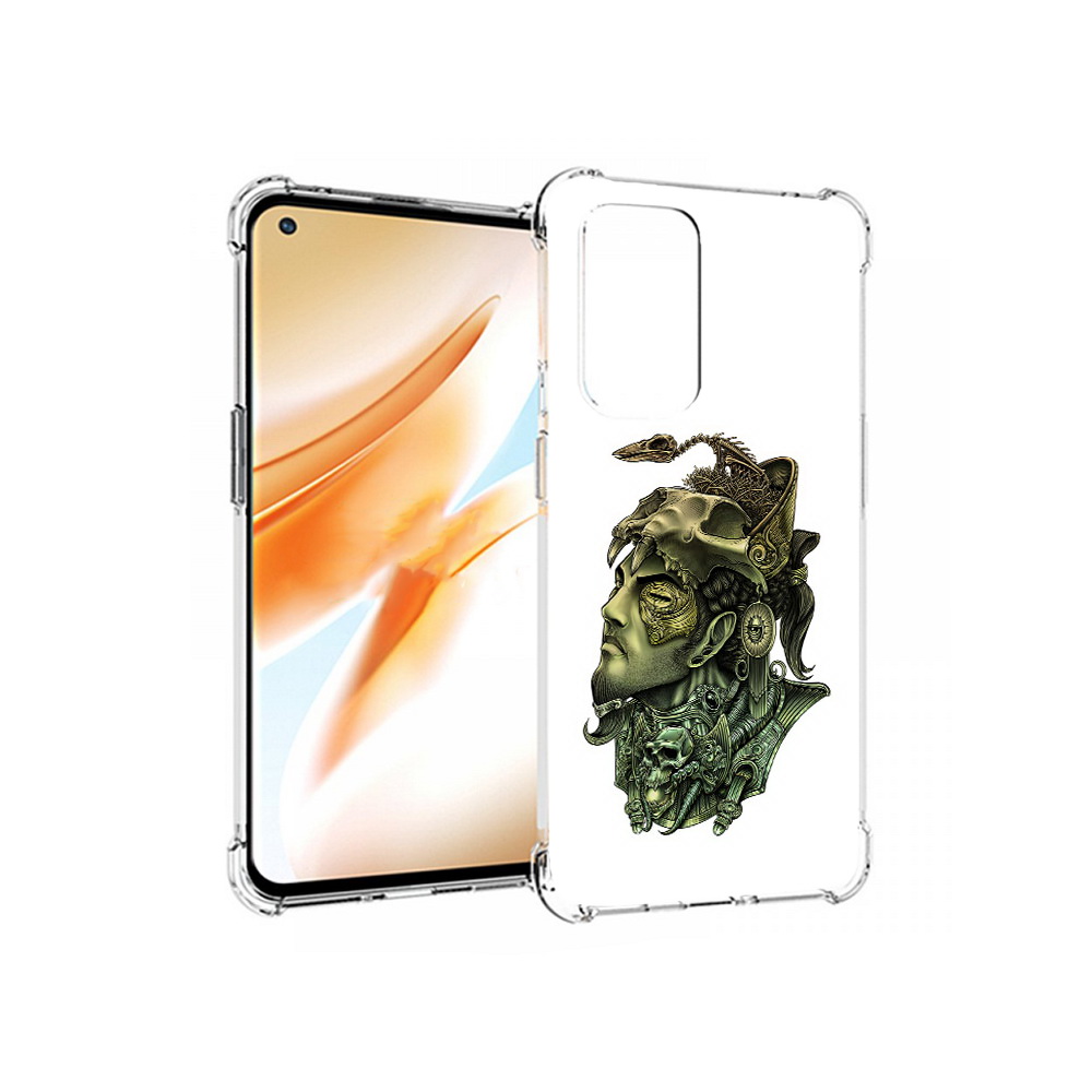 

Чехол MyPads Tocco для OnePlus 9 Pro бронзовый воин (PT159597.127.248), Прозрачный, Tocco