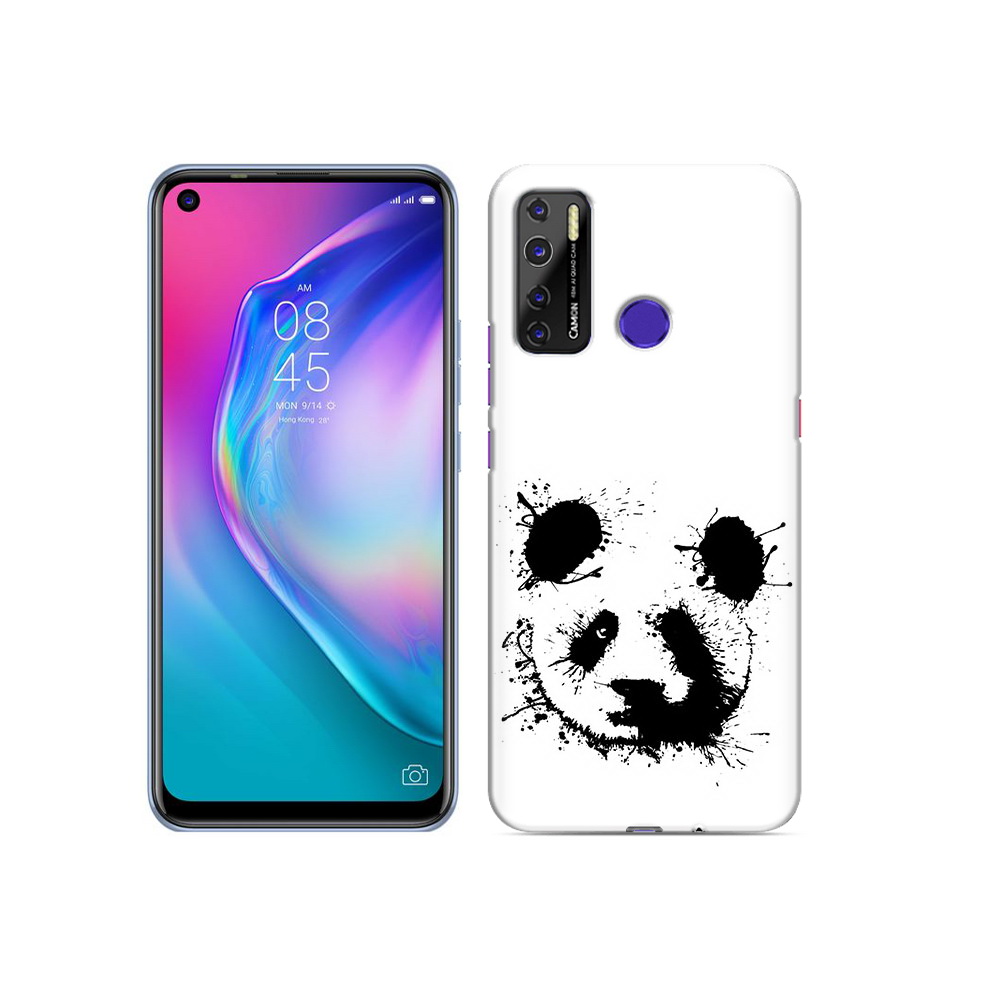 

Чехол MyPads Tocco для Tecno Camon 15 клякса-панда, Прозрачный, Tocco