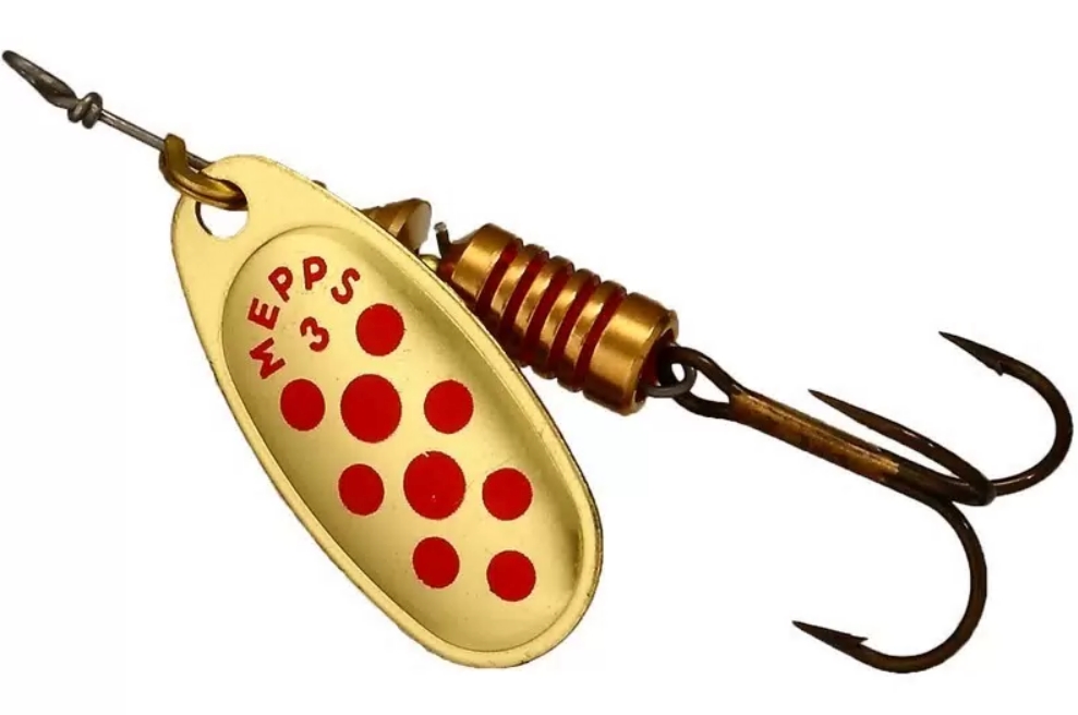 

Блесна COMET DECOREE №3 gold-red-dot 6.5 г Mepps, Золотистый;красный, Comet Decoree