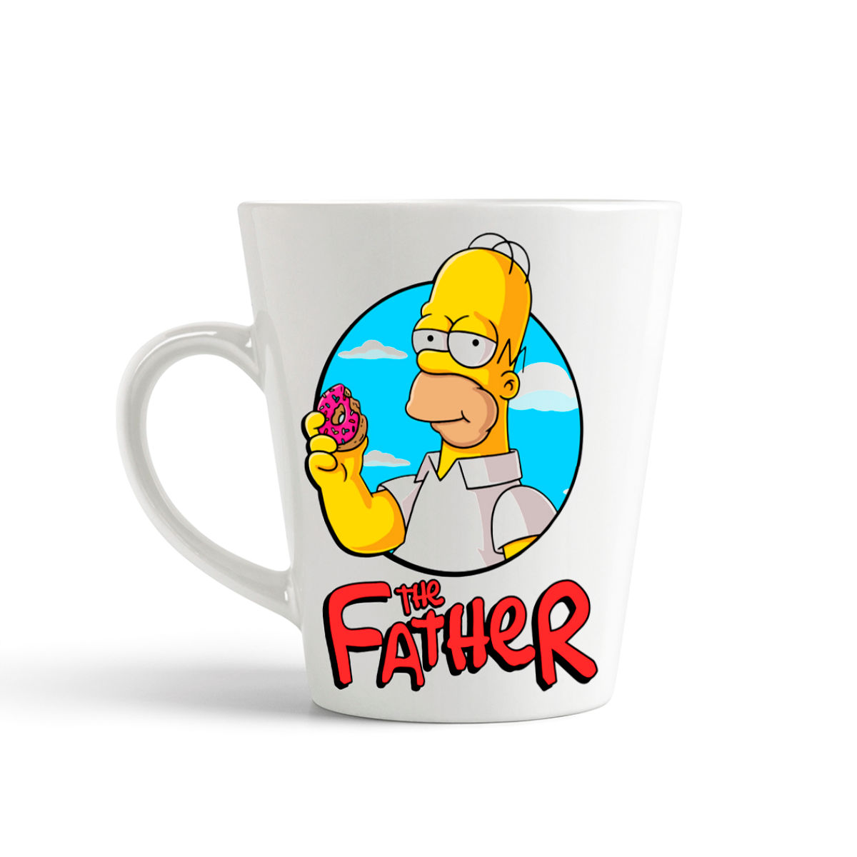 

Конусная кружка CoolPodarok Прикол. Семья. Симпсоны. The father. Папа