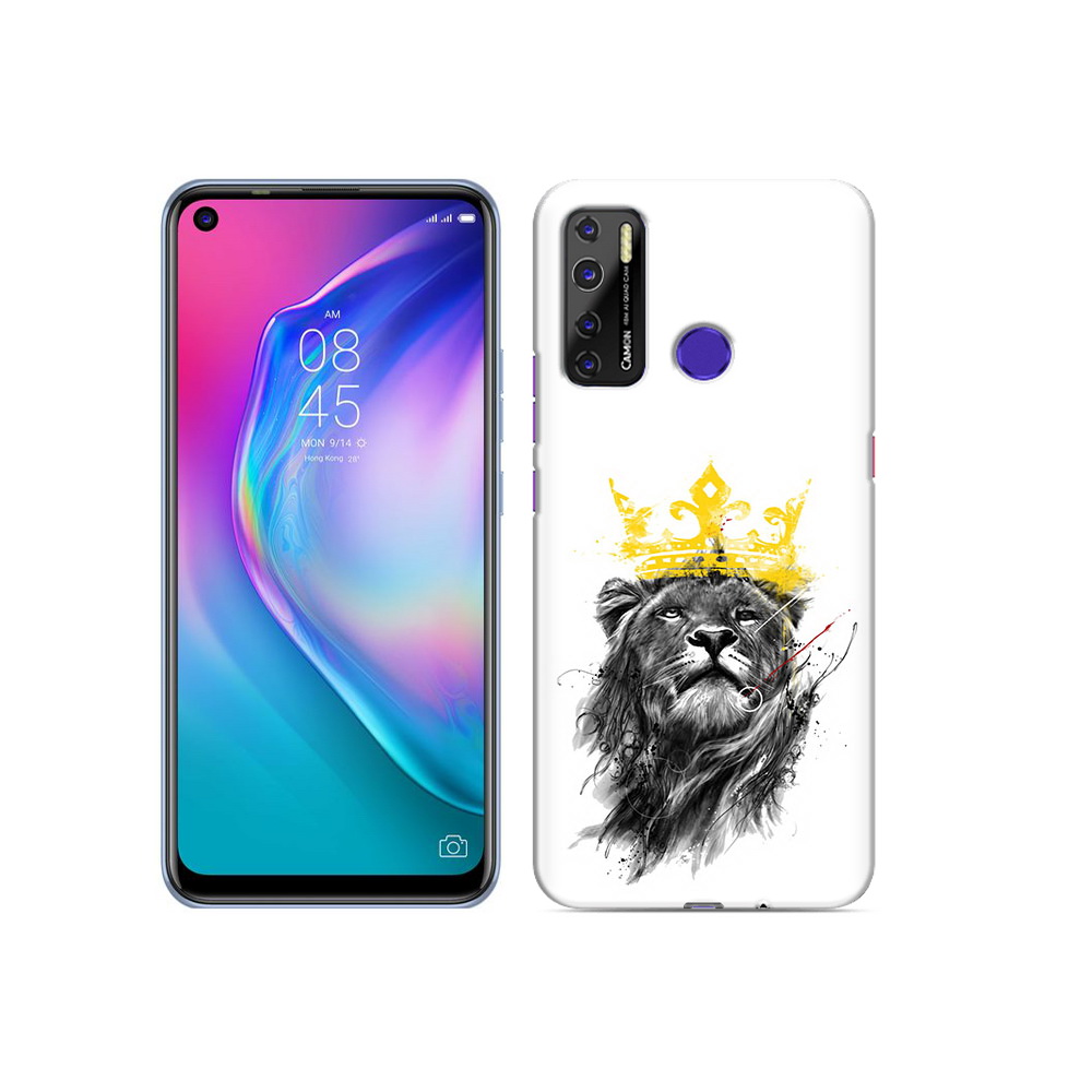 

Чехол MyPads Tocco для Tecno Camon 15 король-лев, Прозрачный, Tocco