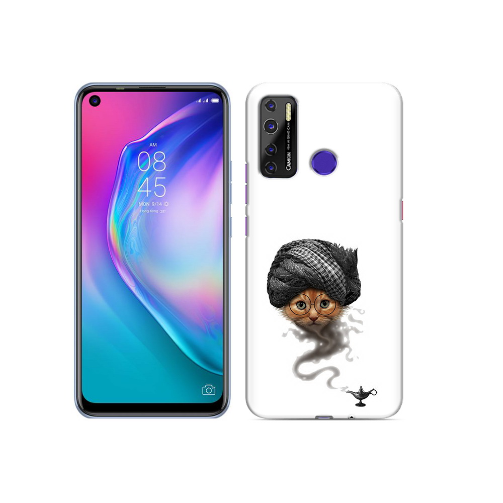 

Чехол MyPads Tocco для Tecno Camon 15 кот джин, Прозрачный, Tocco