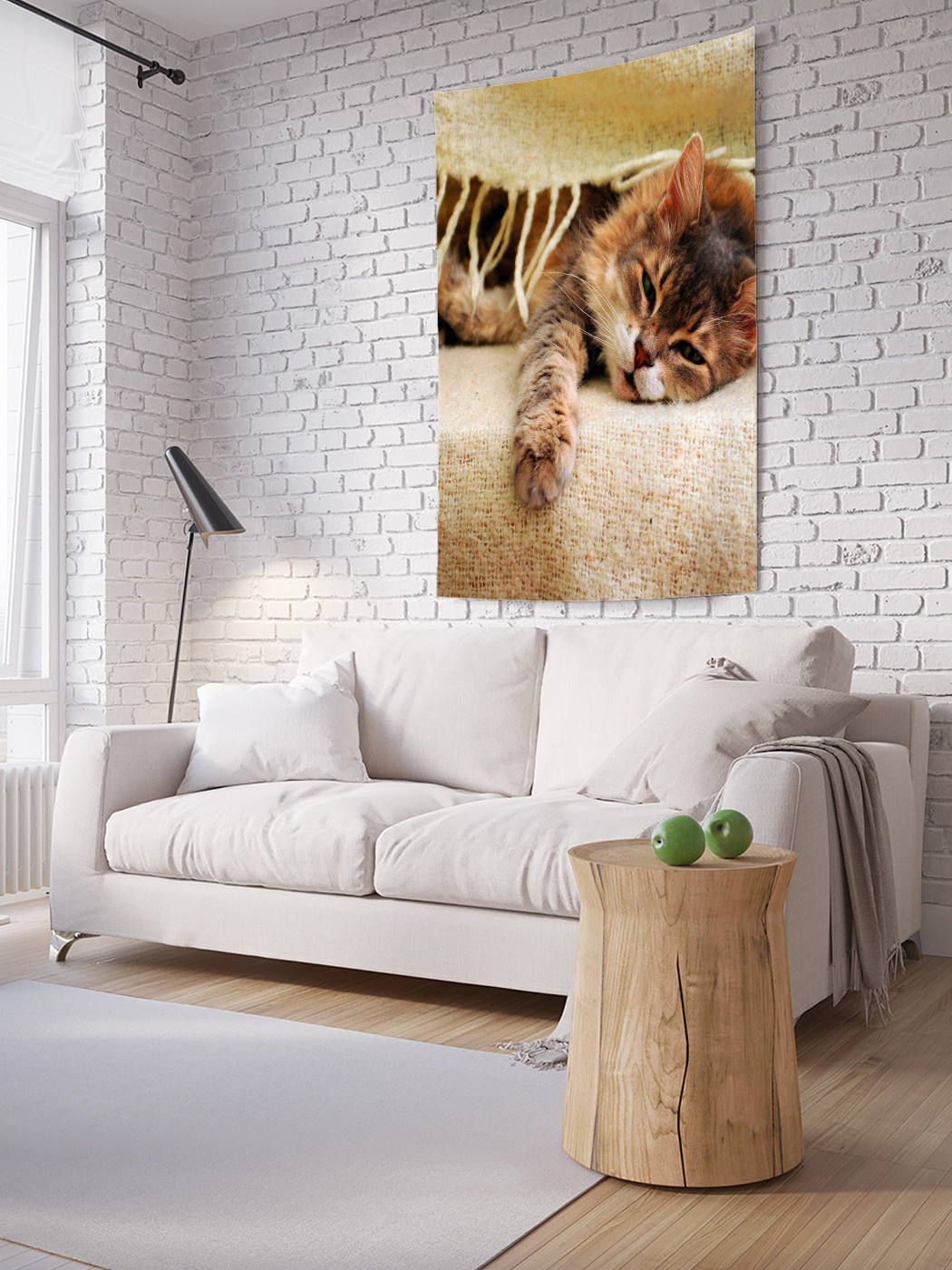 

Вертикальное фотопанно на стену JoyArty Кошачий комфорт 100x150 см, Кошачий комфорт