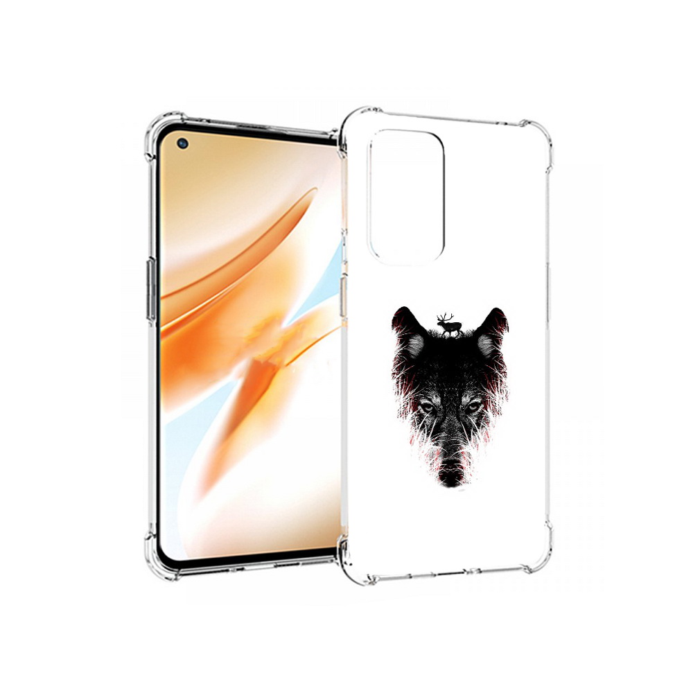 

Чехол MyPads Tocco для OnePlus 9 Pro волк в траве (PT159597.127.267), Прозрачный, Tocco
