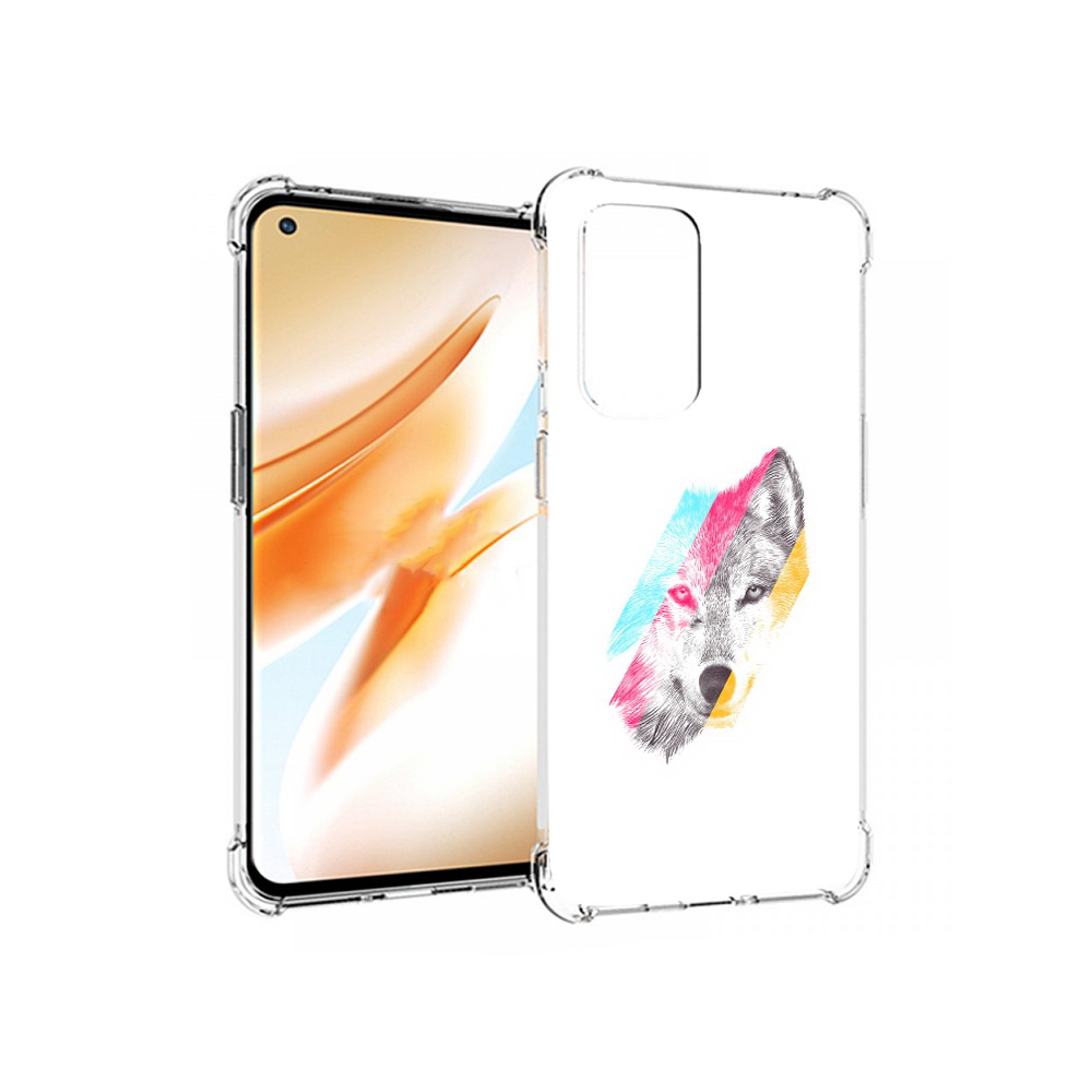 

Чехол MyPads Tocco для OnePlus 9 Pro волк градиент (PT159597.127.268), Прозрачный, Tocco