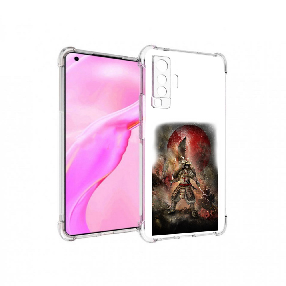 

Чехол MyPads Tocco для Vivo X50 китайскийвоин (PT226969.391.388), Прозрачный, Tocco