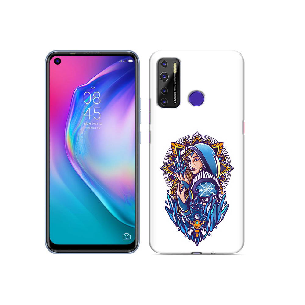

Чехол MyPads Tocco для Tecno Camon 15 кристал мейден дота 2, Прозрачный, Tocco