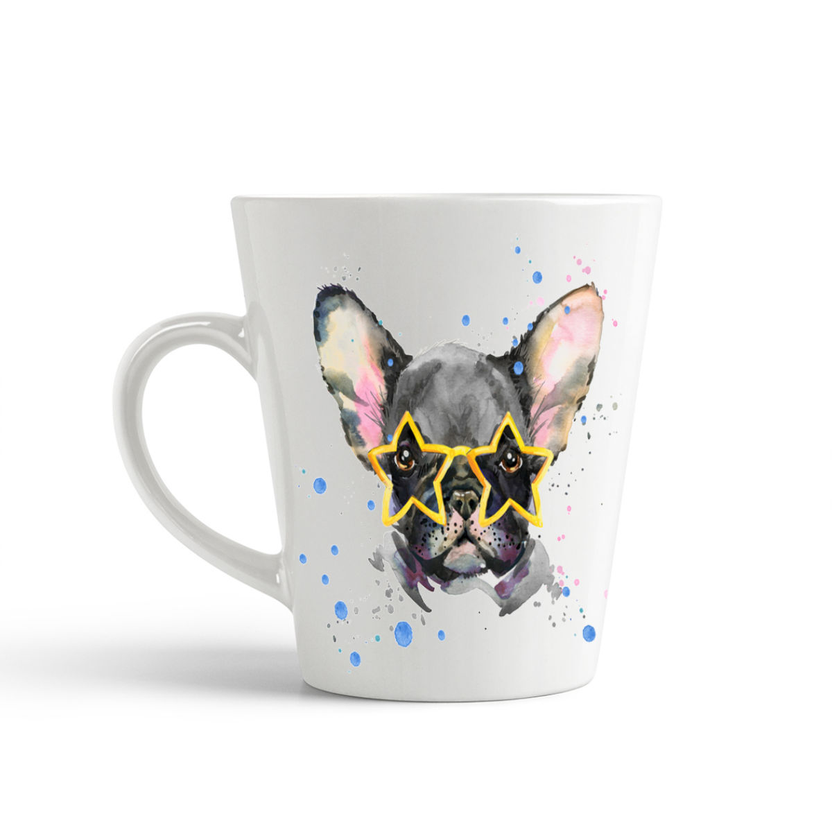 

Конусная кружка CoolPodarok Животные собака в очках3