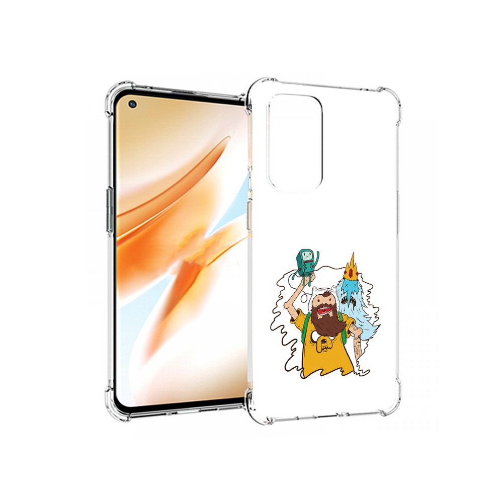 

Чехол MyPads Tocco для OnePlus 9 Pro время приключений старый Финн (PT159597.127.279), Прозрачный, Tocco
