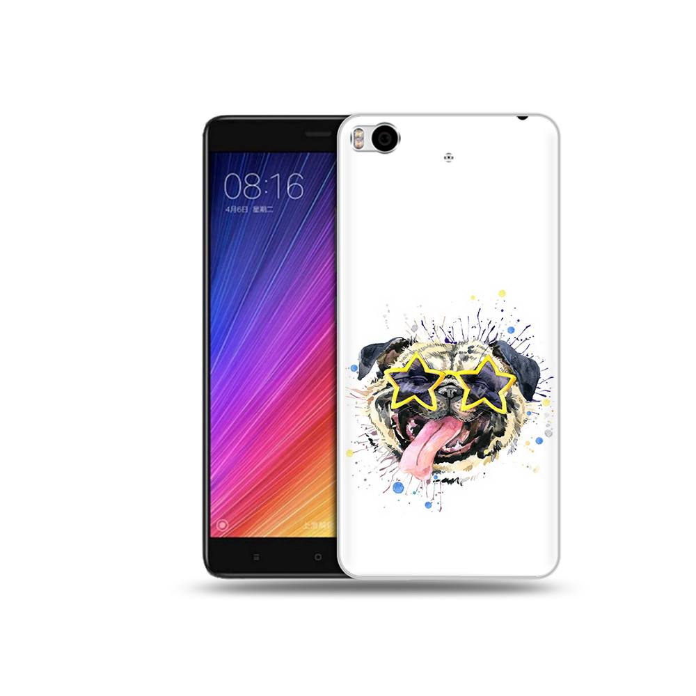 

Чехол MyPads Tocco для Xiaomi Mi 5S мопс боксер (PT91899.330.482), Прозрачный, Tocco