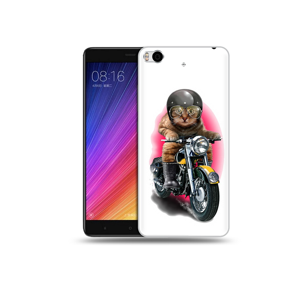 

Чехол MyPads Tocco для Xiaomi Mi 5S мото-кот (PT91899.330.485), Прозрачный, Tocco