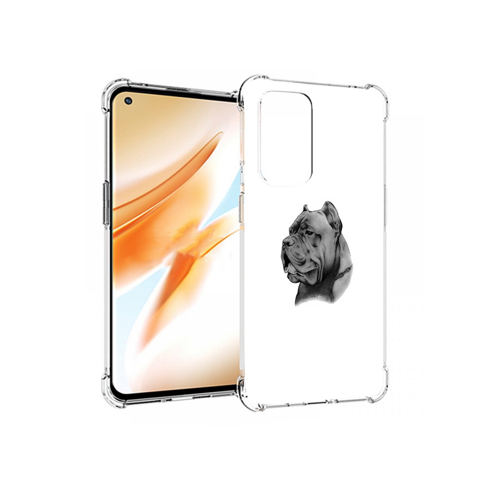 

Чехол MyPads Tocco для OnePlus 9 Pro грозный бульдог (PT159597.127.300), Прозрачный, Tocco