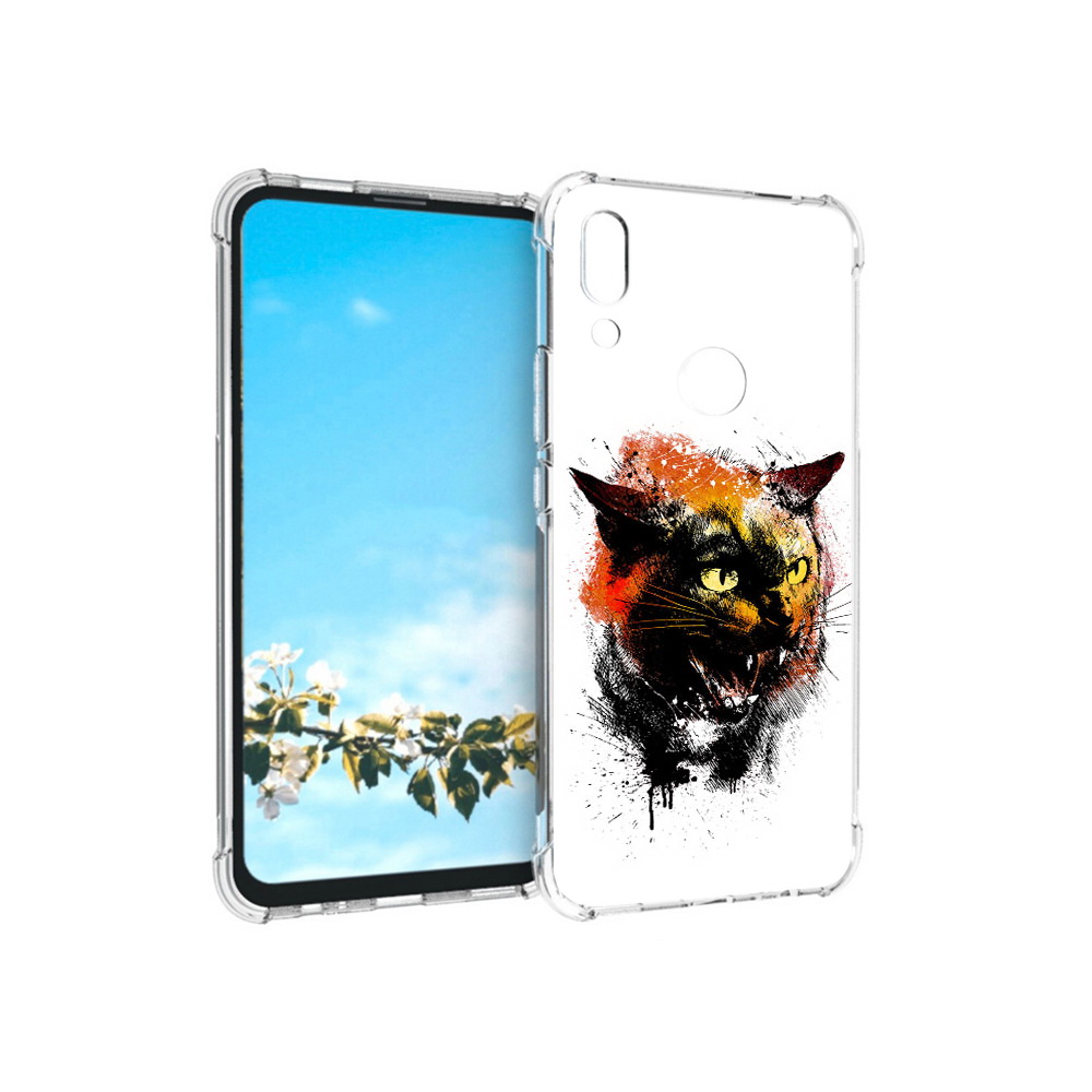 

Чехол MyPads Tocco для Huawei P Smart Z сиамский кот, Прозрачный, Tocco