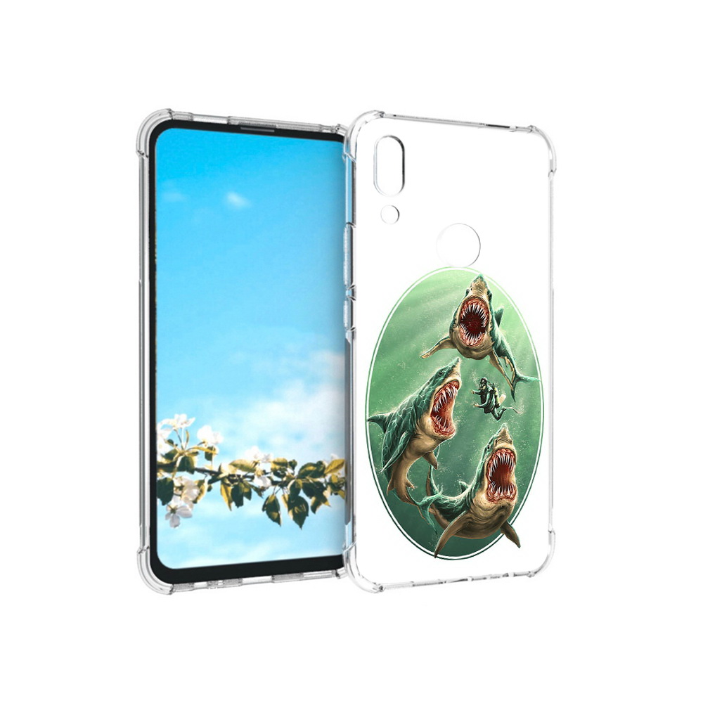 

Чехол MyPads Tocco для Huawei P Smart Z синяя бездна, Прозрачный, Tocco