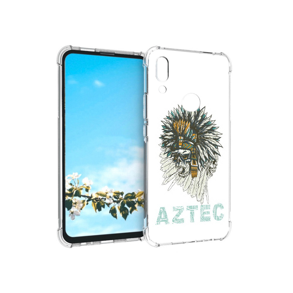 

Чехол MyPads Tocco для Huawei P Smart Z скелет индеец, Прозрачный, Tocco