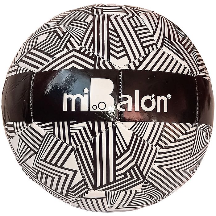 Мяч футбольный MIBALON 5, 3-слоя PVC 1. 6, 280 гр, черный,белый