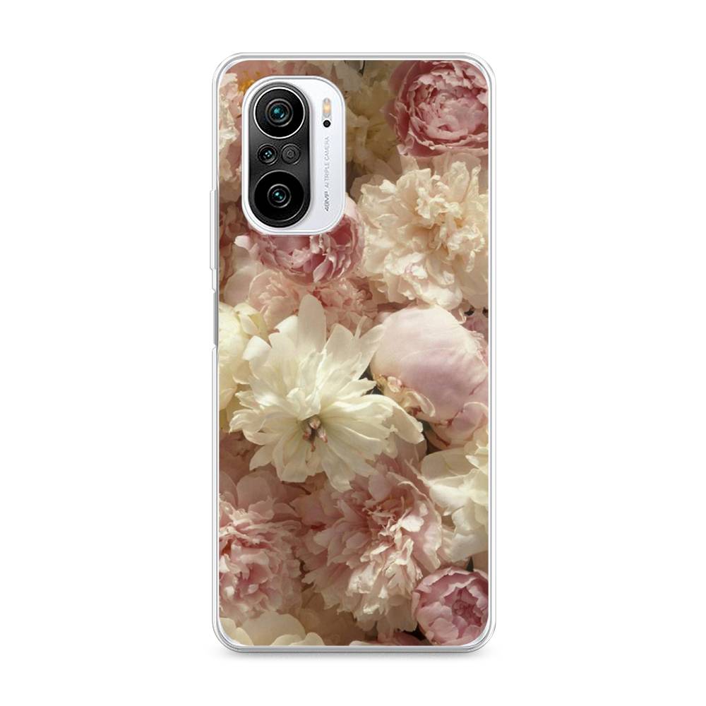 

Чехол Awog на Xiaomi Redmi K40 "Пионы светлые", Разноцветный, 310950-8