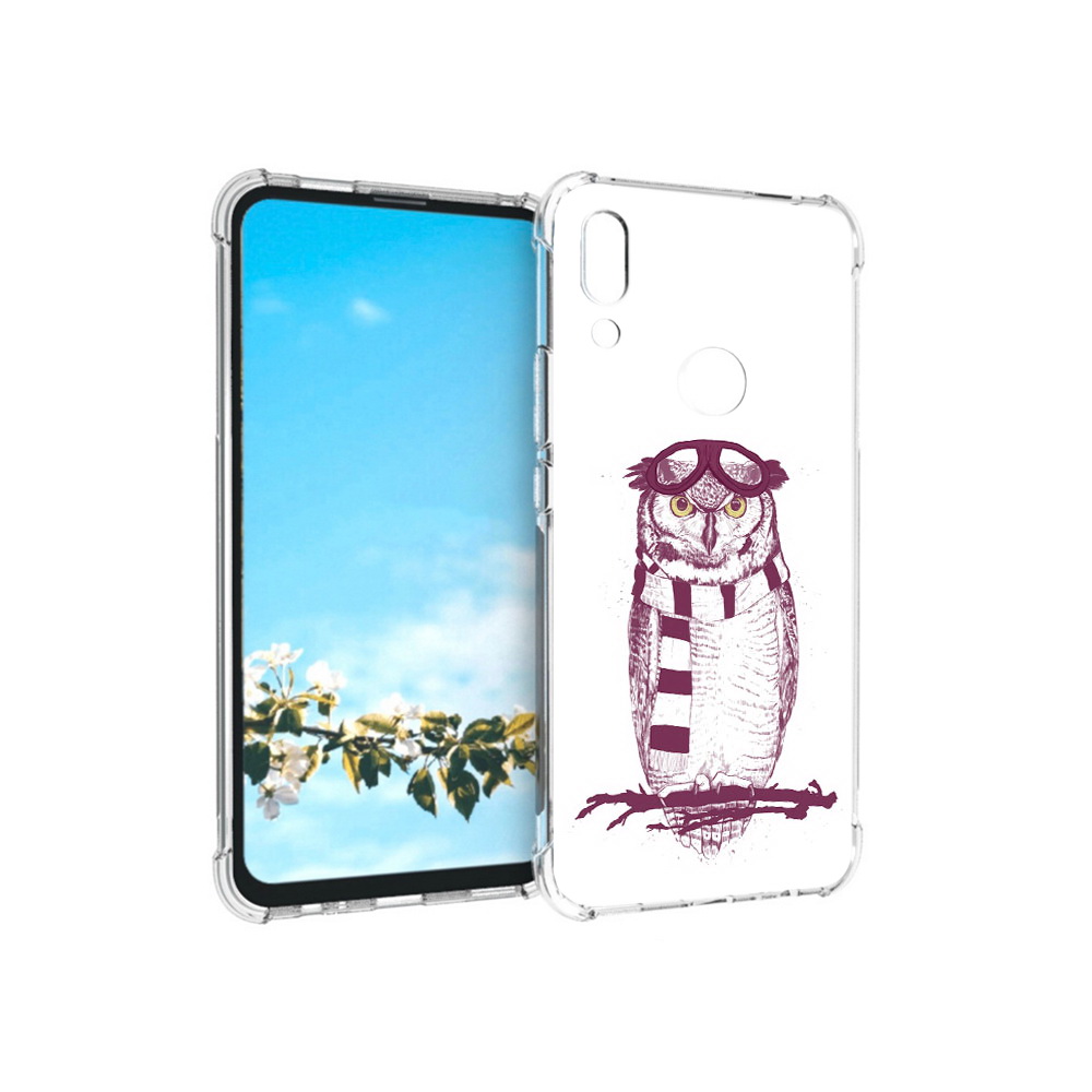фото Чехол mypads tocco для huawei p smart z сова-летчик