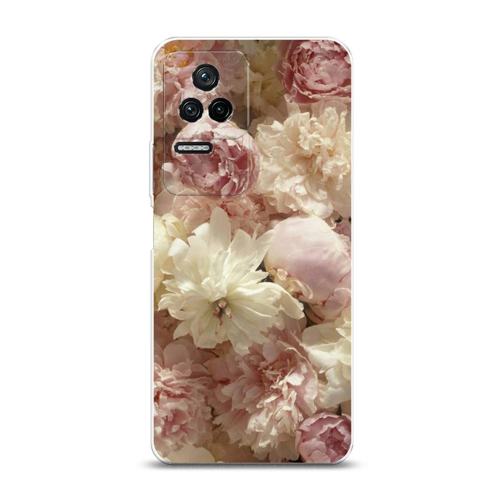 

Чехол Awog на Poco F4/Redmi K40S "Пионы светлые", Разноцветный, 314650-8