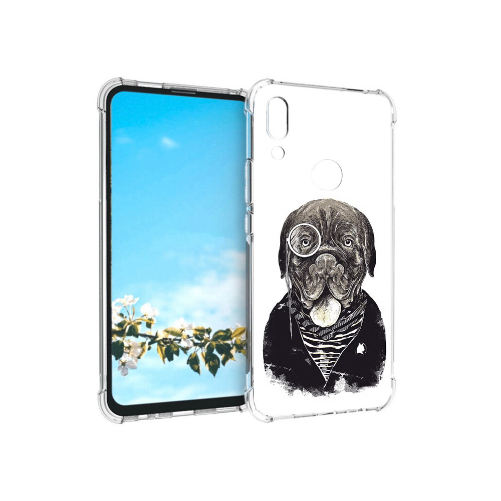 

Чехол MyPads Tocco для Huawei P Smart Z солидный песик, Прозрачный, Tocco