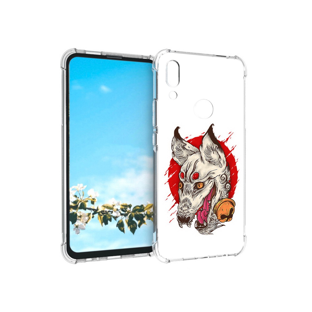 

Чехол MyPads Tocco для Huawei P Smart Z страшная собака, Прозрачный, Tocco