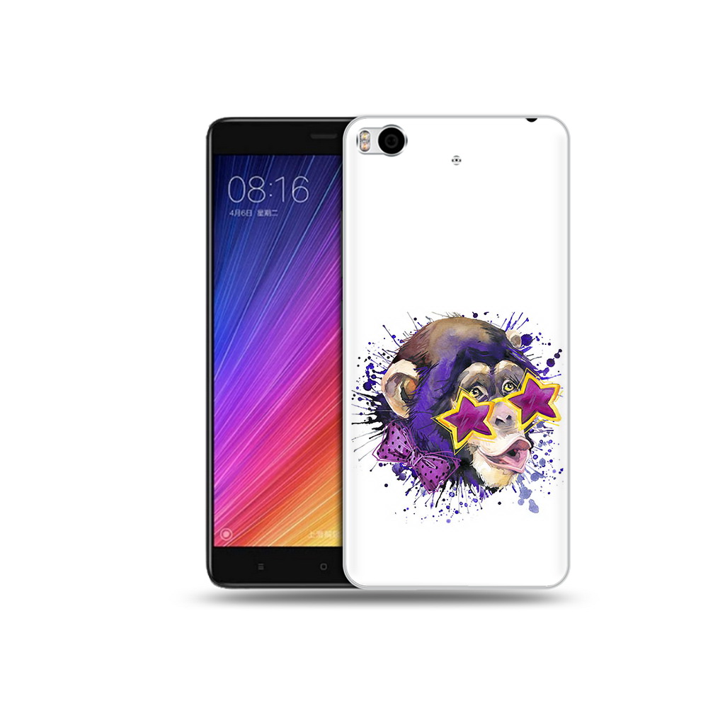 

Чехол MyPads Tocco для Xiaomi Mi 5S обезьяна в очках (PT91899.330.524), Прозрачный, Tocco