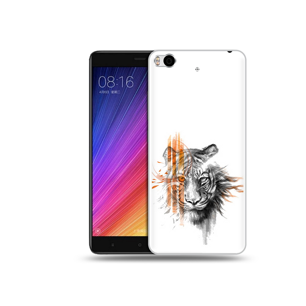 

Чехол MyPads Tocco для Xiaomi Mi 5S огненный тигр (PT91899.330.526), Прозрачный, Tocco