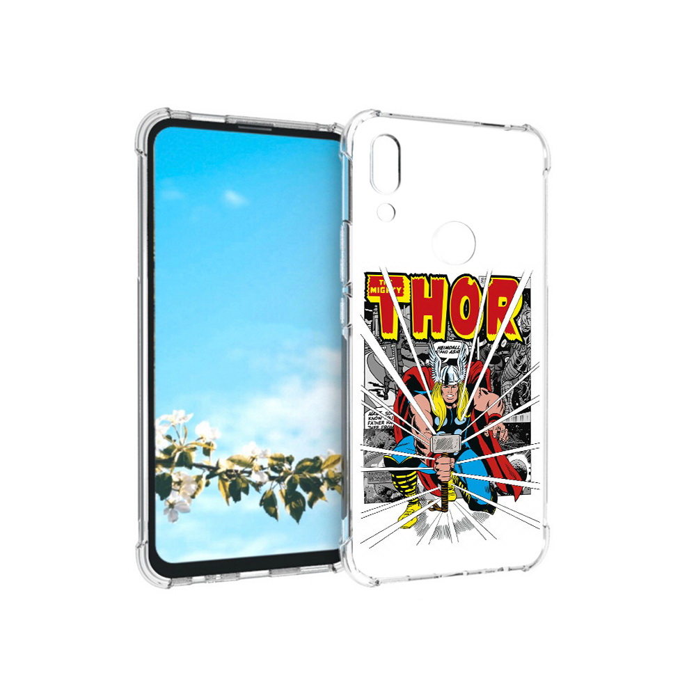 

Чехол MyPads Tocco для Huawei P Smart Z тор рисунок, Прозрачный, Tocco