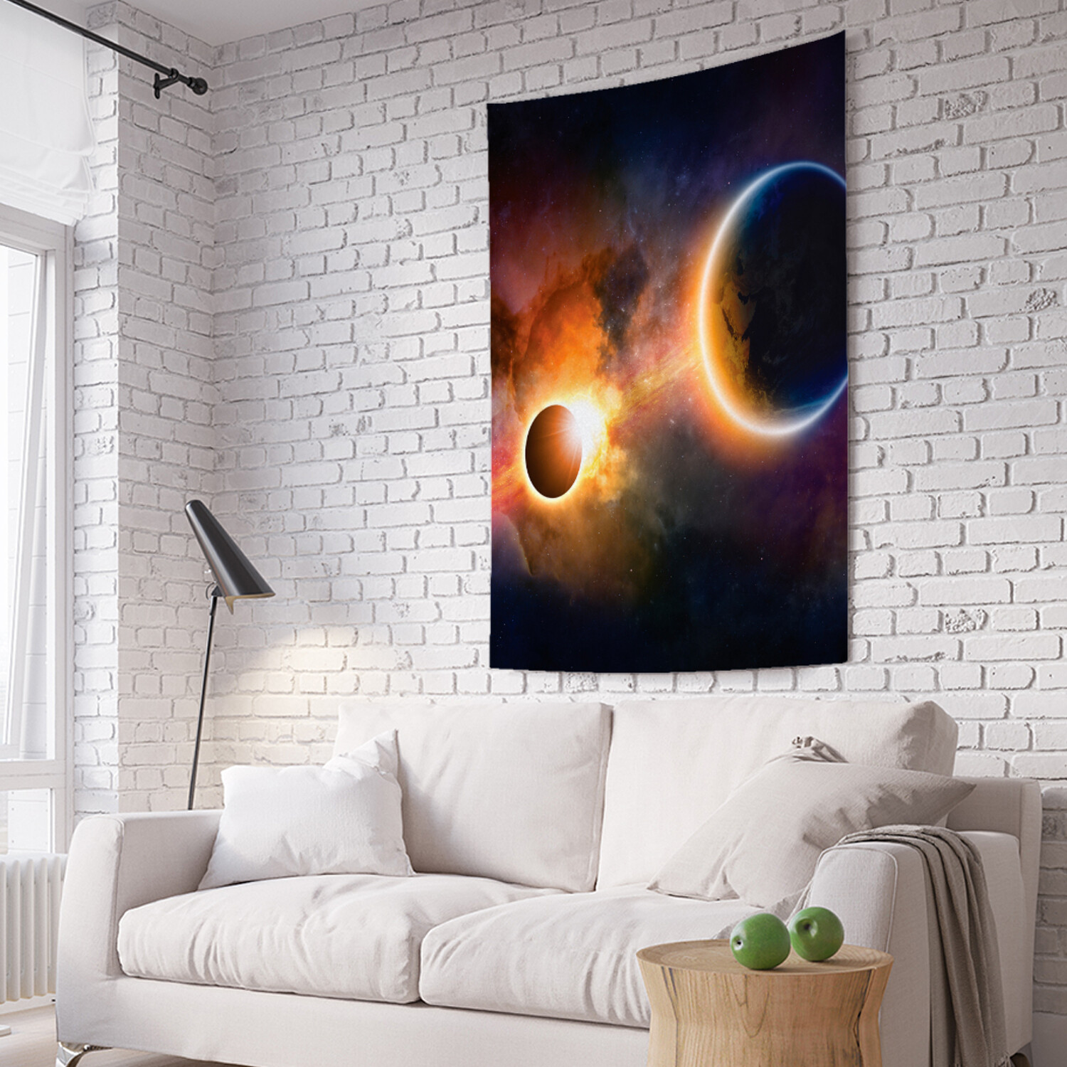 

Вертикальное фотопанно на стену JoyArty Солнечное затмение 150x200 см, Солнечное затмение